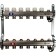 Collector Group Stout SMS-0932-000006, without flow meters, valve, 6 outputs, stainless steel. steel