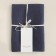 Decorative pillowcase SL Home Linen 40*40 cm, col. Dark blue, 100%flax