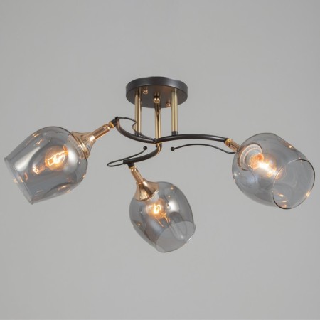 Chandelier N5031/3 COF+FGD coffee/gold 3x60W E27 60x60x24cm-1
