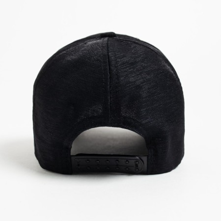 Women's baseball cap Minaku Black/gold color, size 56-58-6