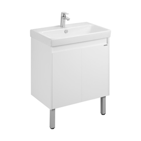 Tumbling under the Aquaton Skandon Doors, 70 cm, white gloss color, white matte-2
