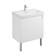 Tumbling under the Aquaton Skandon Doors, 70 cm, white gloss color, white matte