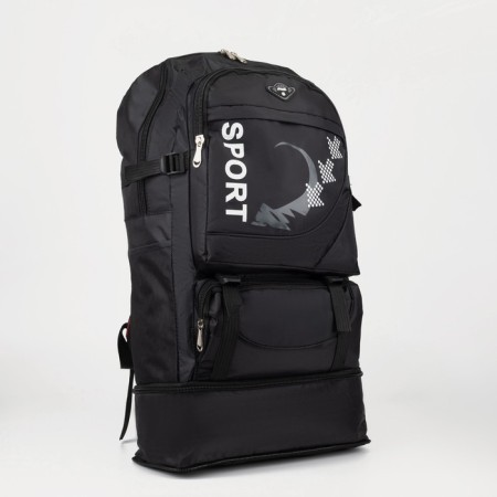 Tourist backpack on lightning, black color-3