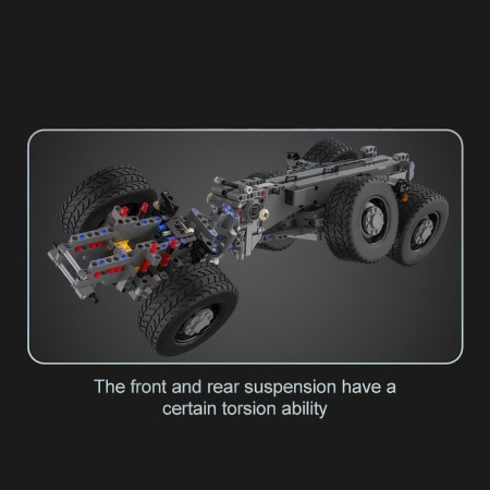 Designer Radio -controlled "Construction truck", 3067 parts, scale 1:17-10