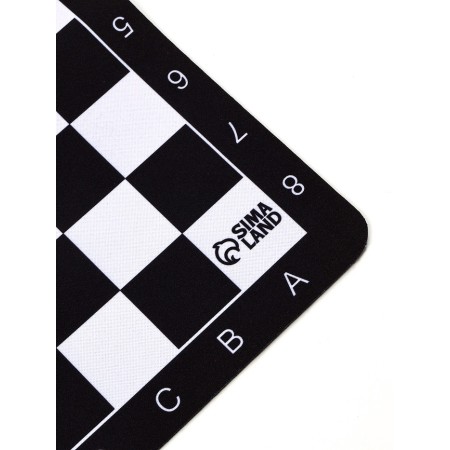Chess field "Classic" 50 x 50 x 0.2 cm, rubber-2