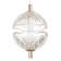 Lamp Bayerlux "Aina" 8W LED gold 13.5x13.5x19cm