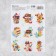 Paper stickers "Sweets", 11 × 15.5 cm
