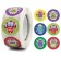 Stick Paper "Smiling robots" d = 2.5 cm 500 pcs in a rolon 3x6x6 cm