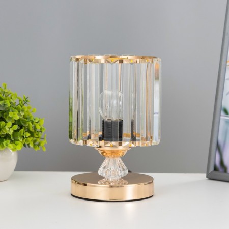 Table lamp 16225/1GD E27 40W gold 13.5x13.5x19 cm Risalux