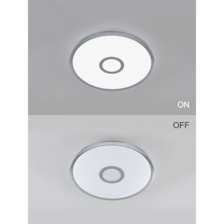 Smart Citilux lamp CL703A40G, 46.5x46.5x7.5 cm, 1x40W, LED, Gray color.-13