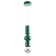 Bayerlux lamp "Scandy" LED 6W 4000k Green 8x8x36-205cm