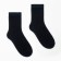 Women's socks half-wool, dark blue color, size 23 (38-39)