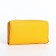 Women's wallet with lightning, yellow color
