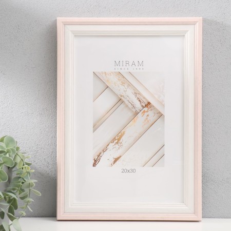 Photo frame Plastic "Mira" 20x30 cm, 653190-8 (plastic screen)