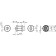 Rotary handle Fuaro DSS-02-BK6, stainless steel