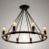 Crusader "Filament" 8he27 Black 80x80x45cm Bayerlux
