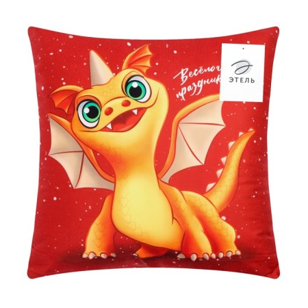 Ethel Pillow "Fun Holiday" 40x40 cm, 100% p/e, velor-4