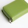 Women's wallet on magnet, green color