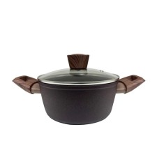 Кастрюля Winner Marroni, 1.7 л, d=18 см, с крышкой, антипригарное покрытие