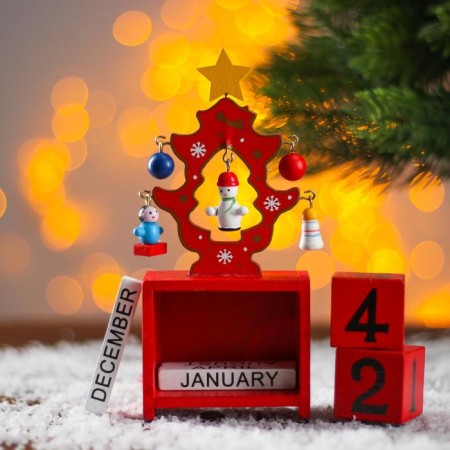 Eternal calendar "Christmas tree" 16 × 10.5 × 3 cm mix-2