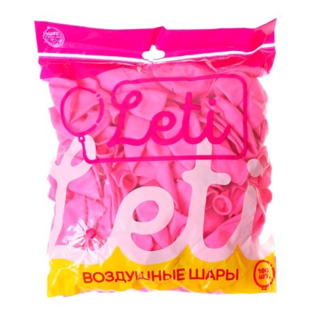 Latex ball 12 ", pastel, set 100 pcs., Pink color-2