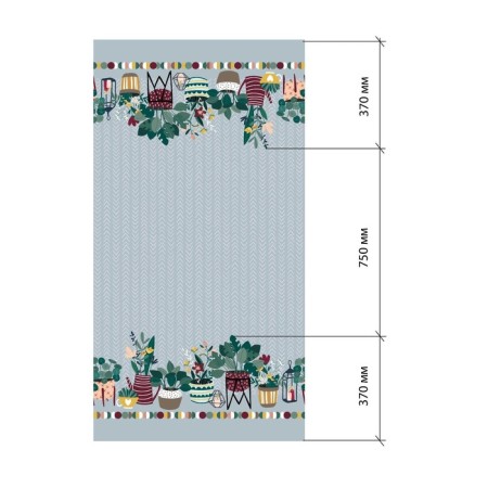 Baby Ethel "Hygge" 149x250 cm, 100% cotton, sarzha 190 g/m2-7