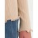 Jumper for girls, height 116 cm, sandy color
