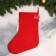 Santa Claus with rosy cheeks of 25x36 cm, red.