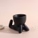 Interior item "Mr. Green to the joke" 7.5*12.3*6.7 black ceramics