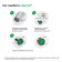 IDDIS 996P16A3SM, external thread, D = 16 mm, ABS plastic
