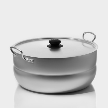 Aluminum pan, 13 l, metal cover