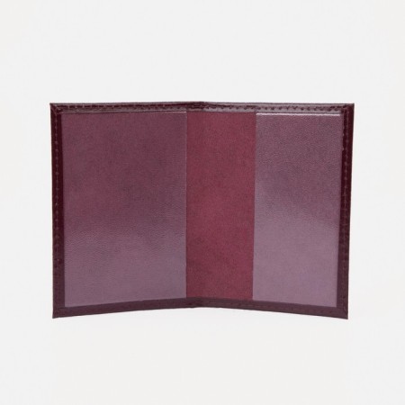 Cover on a pension certificate, burgundy color-2