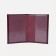 Cover on a pension certificate, burgundy color
