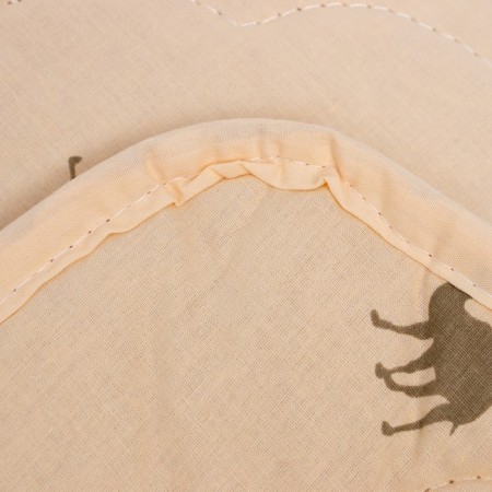 The blanket "Ethel" camel wool 140*205 cm, tick, 300 g/m2-2