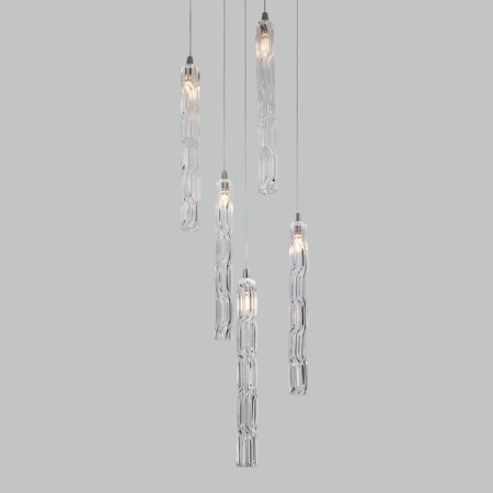 Suspended lamp with glass ceiling Lynn, 3W, G4, 25x25 cm-1