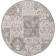 Round Ragolle Genova carpet, size 160x160 cm, color 6555590
