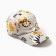 Baseball cap, white/animals, size 52-54