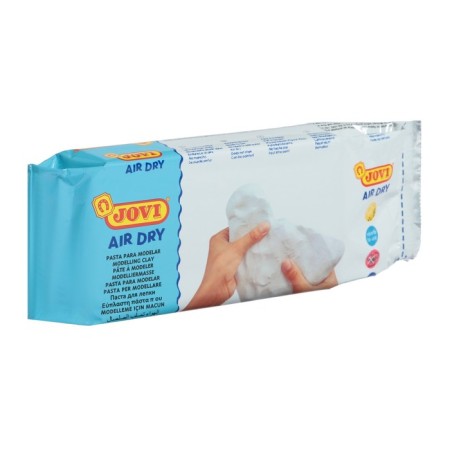 The mass for modeling is self -confused polymer, white 500 g, Jovi-4