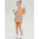 T -shirt for girls, height 98 cm, sandy color