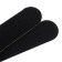 Carabiner for bags for a stroller, for Velcro, eco -leather, gray color
