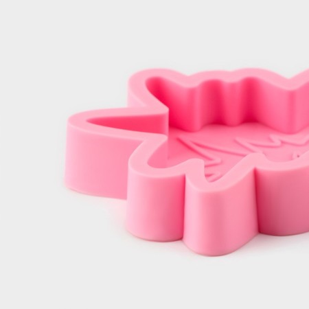 Mold "Pineapple", silicone, 15.5 × 8 × 2 cm, pink color-3