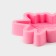 Mold "Pineapple", silicone, 15.5 × 8 × 2 cm, pink color