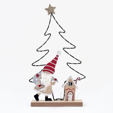 Decor with backlight "Christmas tree" 20 × 6 × 20.5 cm-4