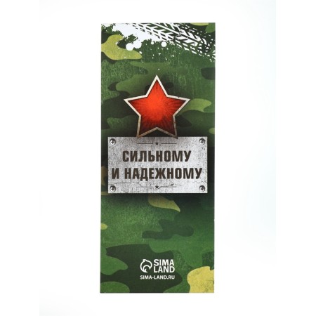Set "February 23. Happy Defender of the Fatherland Day", notebook 16 sheet A7 and pen-3