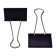A set of clamps for papers of black 60mm 2 pieces in a package