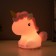 Non-Meshsh "Antistress Unicorn" LED white-violet 18x10x16 cm