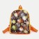 Baby backpack on lightning, orange color