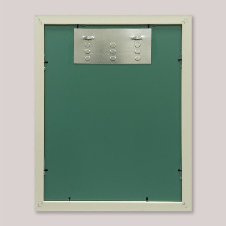 Wall mirror "Verona", white, 60 × 74 cm, plastic frame, 60 mm-2