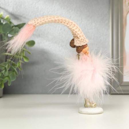 Souvenir Polystone "Angel-Low in the pink downy skirt" MIX 22x4x5 cm-2