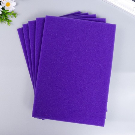 Foamen for creativity "purple" thickness 1 cm 21x30 cm